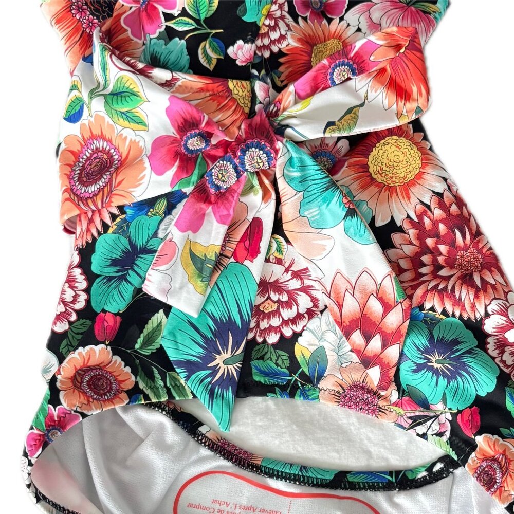 Johnny Was Mirror and Evening Palace Wrap 1-Piece Swimsuit Sz S NWT $225 - Picture 5 of 11